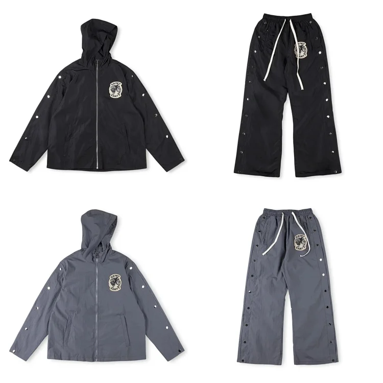 Catalog reference showing coordinated outerwear pieces in two colors